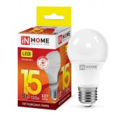 Лампа светодиодная LED-A60-VC 15Вт грушевидная 3000К тепл. бел. E27 1430лм 230В IN HOME 4690612020266
