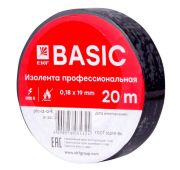 Изолента класс А 0.18х19мм (рул.20м) черн. EKF plc-iz-a-b