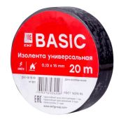 Изолента класс В 0.13х15мм (рул.20м) черн. EKF plc-iz-b-b