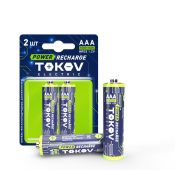 Аккумулятор AAA/HR03 1000мА.ч (блист.2шт) TOKOV ELECTRIC TKE-NMA-HR03/B2