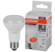 Лампа светодиодная LED Value LV R63 60 8SW/865 8Вт рефлектор матовая E27 230В 10х1 RU OSRAM 4058075581944