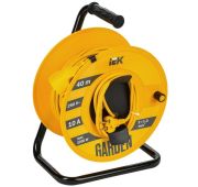 Удлинитель на катушке 1х40м Garden УК40 2P 2х1.0кв.мм IEK GD-KP50-10-01-40