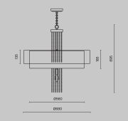 Подвесной светильник Maytoni MOD151PL-05G