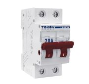 Выключатель нагрузки модульный 2П 20А TOKOV Electric TKE-PZ60-MDSI-2-20