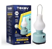 Фонарь кемпинговый на батарейках AAx3 TOKOV ELECTRIC TKE-KF-B-01