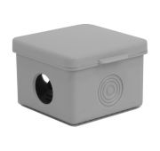 Коробка распределительная ОП 65х65х50мм 4 каб. вводов IP54 сер. TOKOV ELECTRIC TKE-KR-65-65-50-C06
