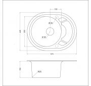 Мойка EMAR EMQ-1575.C EMQ-1575.C Кварц