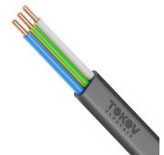 Кабель TOKOV ELECTRIC ВВГ-Пнг(А)-LSLTx 3х2.5 ОК (N PE) 0.66кВ (уп.100м) УТ000030884