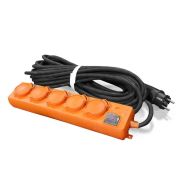 Удлинитель-шнур 5х20м с заземл. 16А IP44 У10-026 КГ 3х1.5 с выкл. с индикатором сети с защ. крышкой UNIVersal 9634139
