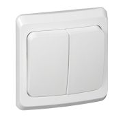 Выключатель 2-кл. СП Этюд 10А IP20 бел. SE BC10-002B