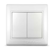 Выключатель 2-кл. СП Севиль 10А IP20 бел. UNIVersal С0023