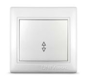 Переключатель проходной 1-кл. СП Севиль 10А IP20 бел. UNIVersal С0025