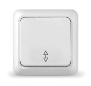 Переключатель проходной 1-кл. ОП Олимп 10А IP20 бел. UNIVersal О0025
