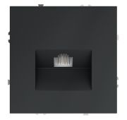 Розетка компьютерная встраиваемая VOLTUM S70 RJ45 кат.6, (графит)