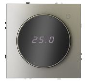 Терморегулятор электронный VOLTUM S70 с индикацией и датчиком, для теплого пола, (шелк)
