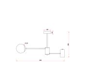Потолочный светильник Freya FR5325CL-03BS