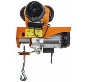 Мини таль электрическая с тележкой канатная 220 В передвижная 600 / 990 кг - 12/6 м РА, Сибталь