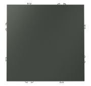 Перекрестный переключатель встраиваемый VOLTUM S70 одноклавишный 10А, (титан)