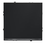 Выключатель встраиваемый VOLTUM S70 одноклавишный с подсветкой 10А, (графит)