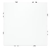 Перекрестный переключатель встраиваемый VOLTUM S70 одноклавишный 10А, (белый матовый)