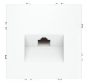 Розетка компьютерная встраиваемая VOLTUM S70 RJ45 кат.6, (белый матовый)