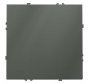 Проходной переключатель встраиваемый VOLTUM S70 одноклавишный 10А, (титан)