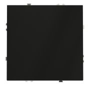 Выключатель с самовозвратом встраиваемый VOLTUM S70 одноклавишный 10А, (черный матовый)