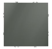 Выключатель встраиваемый VOLTUM S70 одноклавишный 10А, (титан)