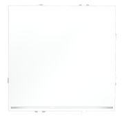 Проходной переключатель встраиваемый VOLTUM S70 одноклавишный с подсветкой 10А, (белый матовый)