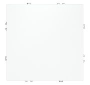 Заглушка VOLTUM S70 с суппортом, (белый матовый)