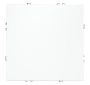 Выключатель встраиваемый VOLTUM S70 одноклавишный 10А, (белый матовый)