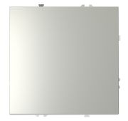 Перекрестный переключатель встраиваемый VOLTUM S70 одноклавишный 10А, (сталь)