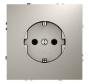 Розетка встраиваемая VOLTUM S70 с заземлением 16А, (кашемир)