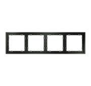 Рамка пластиковая VOLTUM S70 на 4 поста, (титан)