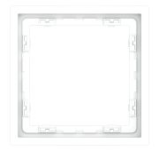 Рамка пластиковая VOLTUM S70 на 1 пост, (белый матовый)