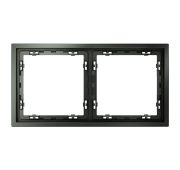 Рамка пластиковая VOLTUM S70 на 2 поста, (титан)