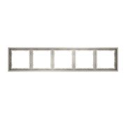 Рамка пластиковая VOLTUM S70 на 5 постов, (кашемир)