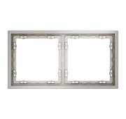 Рамка пластиковая VOLTUM S70 на 2 поста, (кашемир)