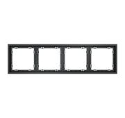 Рамка пластиковая VOLTUM S70 на 4 поста, (графит)