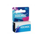 Элемент питания солевой «крона» 6F22 (блист.1шт) КОСМОС KOC6F221BL