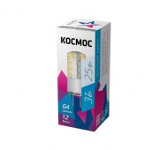 Лампа светодиодная 3Вт 12В G4 4500К КОСМОС LksmLED3wJCG412v45