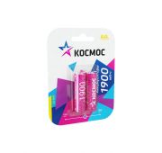 Аккумулятор AA/R6 1900мА.ч NI-MN BP-2 (блист.2шт) КОСМОС KOCR6NIMH(1900MAH)