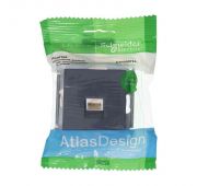 Розетка компьютерная AtlasDesign RJ45 кат.5E механизм грифель SE ATN000783