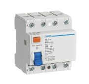 Выключатель дифференциального тока (УЗО) 4п 63А 100мА тип AC 6кА NL1-63 (R) CHINT 200228