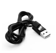 Кабель USB-Lightning 2А 1м зарядка + передача данных черн. (пакет) ERGOLUX 15092