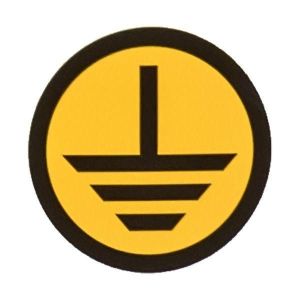 Знак «Земля» круглый d20мм EKF an-1-04