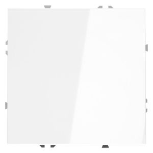 Выключатель встраиваемый VOLTUM S70 одноклавишный 10А, (белый глянцевый)