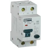 Выключатель автоматический дифференциального тока C20 30мА АВДТ 32 GENERICA MAD25-5-020-C-30