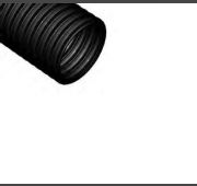 Труба гофрированная ПНД легкая d63мм с протяжкой черн. (уп.15м) Ruvinil 26301