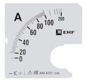Шкала сменная для A721 100/5А-1.5 PROxima EKF s-a721-100